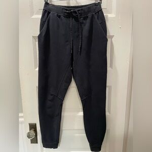 Lululemon Men's Black City Sweat Jogger Pants, Black, Size Large